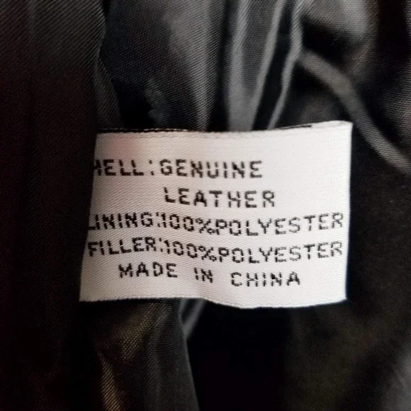 Vintage American Weekend Mens Black Leather Casual Jacket Size 46 Classic Grunge